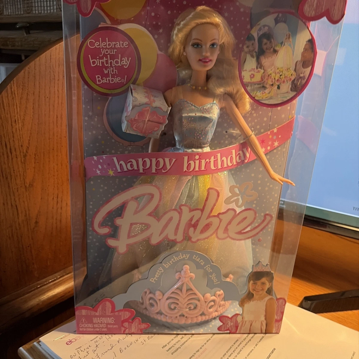 Mattel Barbie 2005 Year Manufactured Happy Birthday Barbie Dolls