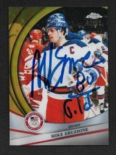 Mike Eruzione Auto Autograph 2026 Topps Chrome Olympics Gold Refractor Card /50