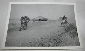 Vintage Motocross Motorcycle Race Photo 5" x 7" Cheyenne, Wyoming WY Cars #3