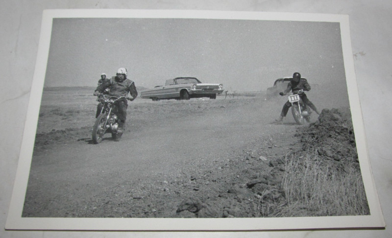 Vintage Motocross Motorcycle Race Photo 5" x 7" Cheyenne, Wyoming WY Cars #3
