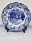 Historic Plaza & Rebel Monument Santa Fe New Mexico English Staffordshire Plate — photo 1