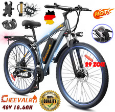 1000W Herren Damen 29 Zoll City E-Bike für die Stadt 48V18.6AH 90KM 21-Gänge