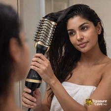 4 in 1 Hair Dryer Brush Styler Volumizer Blow Dryer Hot Air Brush