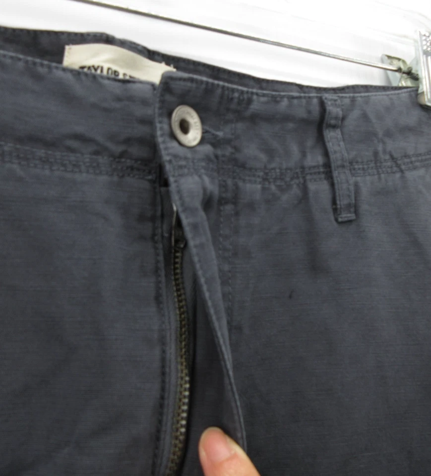 Pantalones chinos Taylor Stitch para hombre 35 gris carbón lino orgánico 35X32 * Foto 2 de 4