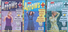 3 x Just Arrows+ Arrow Word Puzzle Books (Issues 230 - 232) over 300 puzzles