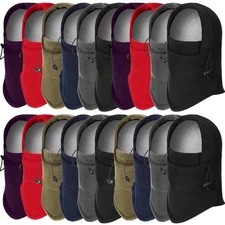 Fleece Tactical Balaclava Bulk Winter Ski Balaclava Windproof Hood Tactical N...