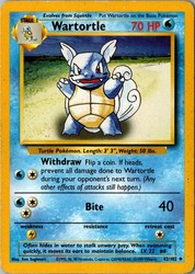 Wartortle 42/102 Base Set Uncommon