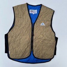 TechNiche HyperKewl Cooling Vest Mens L Brown Quilted Evaporative