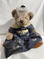 RUSS 16 Plush MARGARET TEDDY BEAR W/ PURSE Stuffed Animal
