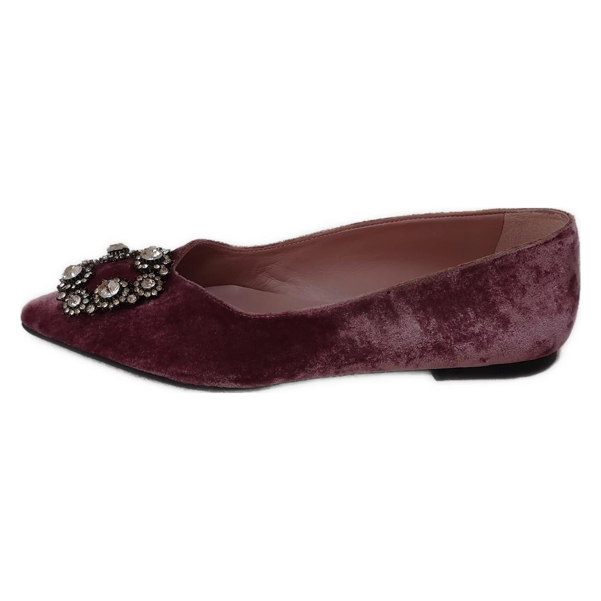 Pretty Ballerinas - Pink Velour Women's Shoes | eBay