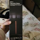 3 in 1 Espresso Machine X004SCXOTL Black for Ground Coffee Espresso