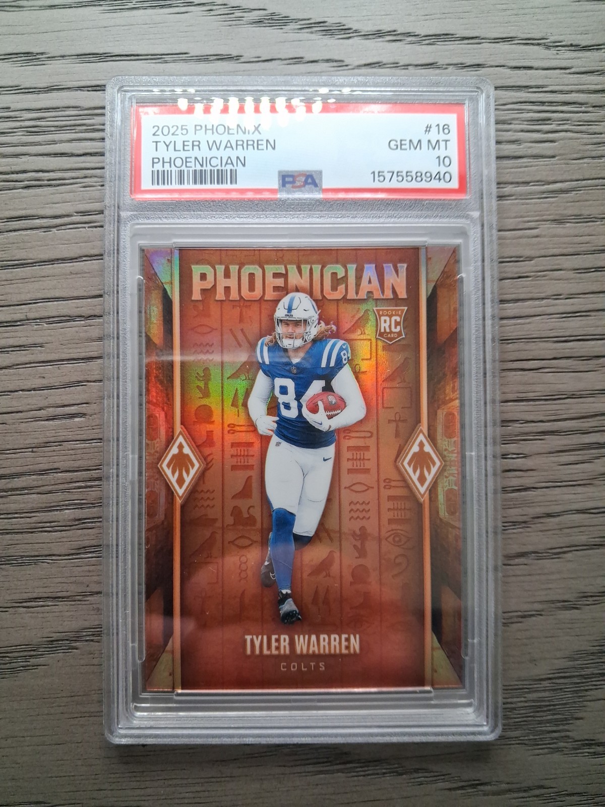 Tyler Warren Panini Phoenix Phoenician #16 Base