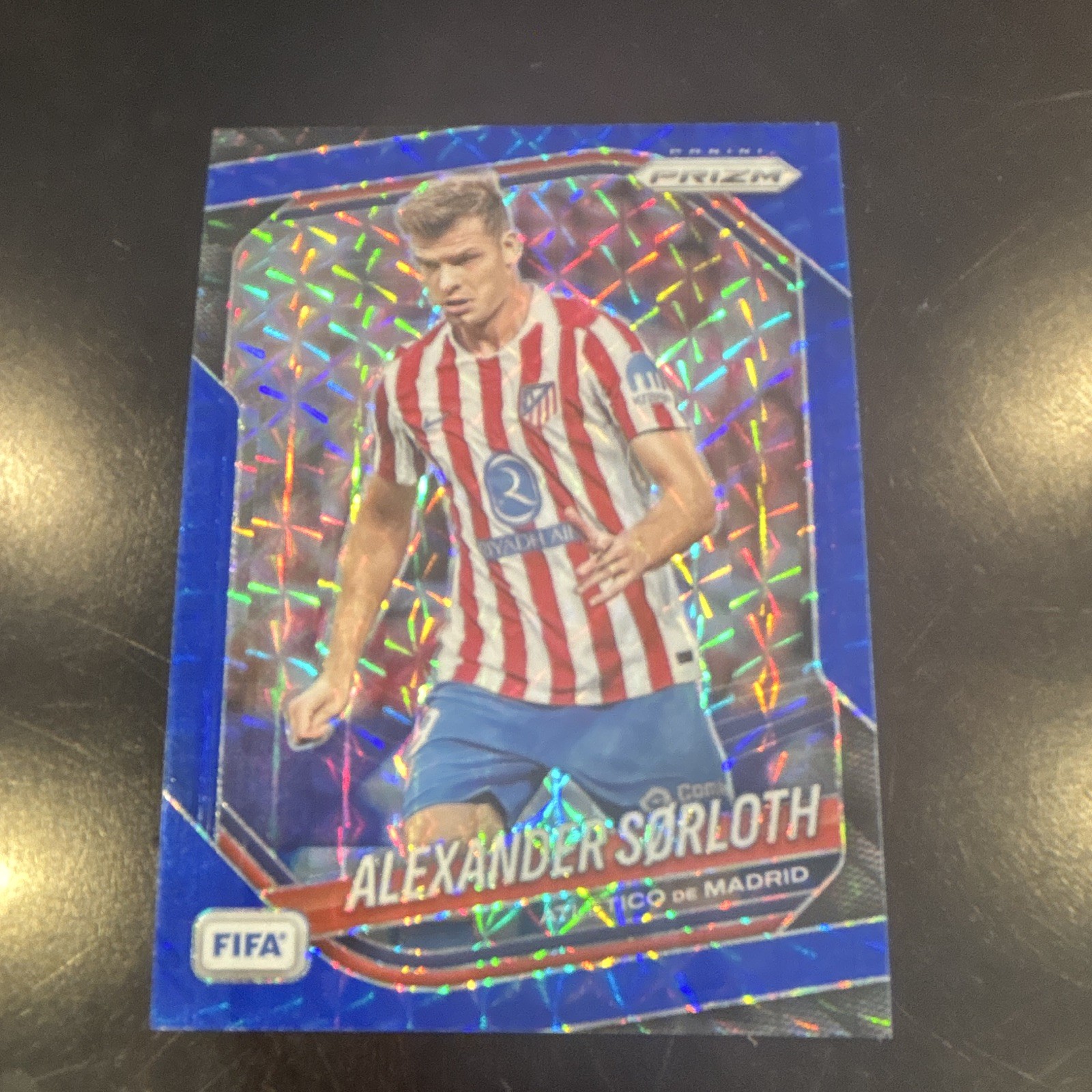Alexander Sorloth 4/209 Blue Panini 25-26Prizm FIFASoccer Atletico de Madrid#13 