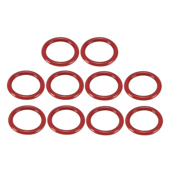 20Mm X 2.5Mm Silikon O Ring ÖLdichtung Scheiben Grommets Rot 10 StüCk-image
