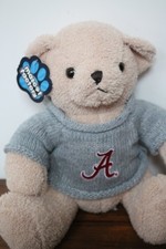 Alabama Crimson Tide Beige Bear Plush "Mascot Factory" Sweater NWT