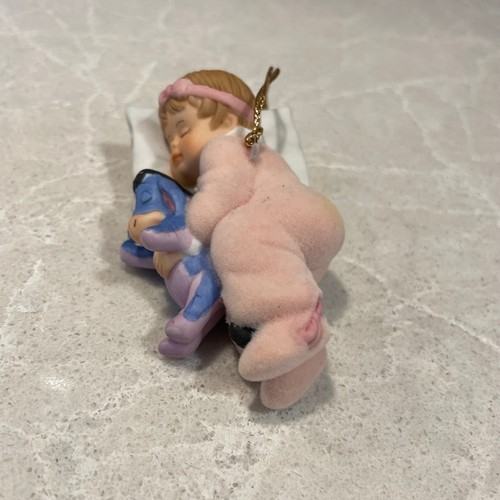 Ashton Drake Ornament A Very Pooh Christmas Naptime with Eeyore Felt Ceramic COA - Picture 12 of 12