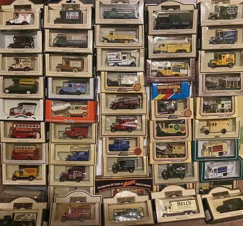 50x Diecast Model Car Joblot  Boxed Vintage - Hamleys, Lledo, Matchbox + More