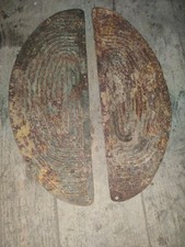 Genuine harley footboard steel pad ww2 flathead u,wla wlc