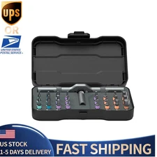 DUKA 24-in-1 Multi Tool Ratchet Screwdriver Kit DIY Household Repair Toolkit