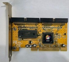 SIIG SC-PE4A12 Dual Ultra ATA PCIe Card - Tested  Working Necromancer's Tool 