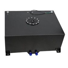 Universal 20 Gallon 80L Fuel Cell Tank with Cap and Level 20 Gallon Black