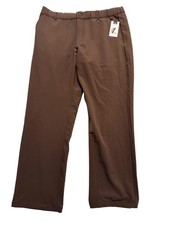 Goodfellow  Co Tech Trouser Pants Mens Large Brown Stretch Quick Dry Relaxed