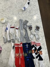 Lot of 8 Soccer team socks new/used