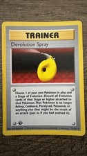 Wizards of the Coast Devolution Spray 72/102 Base Set 1st Ed Trainer EN on eBay