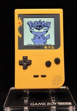 Nintendo Gameboy Pocket Pokemon Center Tokyo Pikachu IPS Screen - New Capacitors