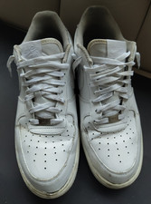 Nike Air Force 1 Low Herren Sneaker Weiß Low-Top Schnürung gepolstert 44