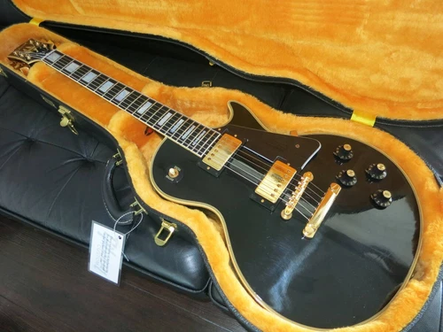Gibson Custom Shop Murphy Lab 1968 Les Paul Ebony Ultra Light Aged 3.93Kg Safe d