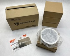 Rockville CCL6T White 70V 6" Commercial In-Ceiling Speakers LOT 4 New