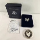 1996-P 1oz US American Silver Eagle $1 Dollar Proof Bullion Original Box & COA