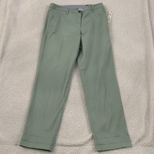 Talbots Relaxed Chino Pants Size 6 Ankle Length Preppy Super Soft Green New