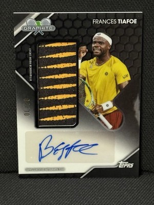 2026 Topps Graphite Frances Tiafoe Auto Relic 1/10 Event Worn Memorabilia