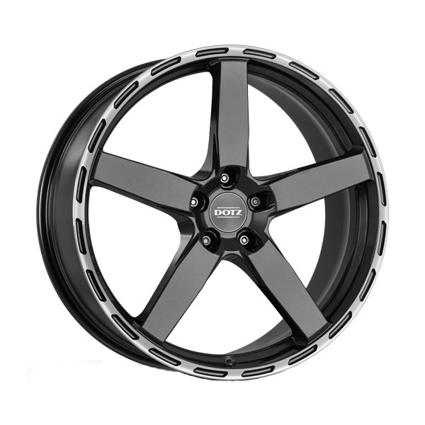 ALLOY WHEEL DOTZ MARINABAY DARK 9.5X20 5X112 GUNMETAL/POLISHED LIP 5I8