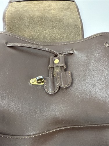 Vtg Coach Mini Backpack Purse Needs Repairing No straps! C4C-9931 - 第 10/15 張圖片