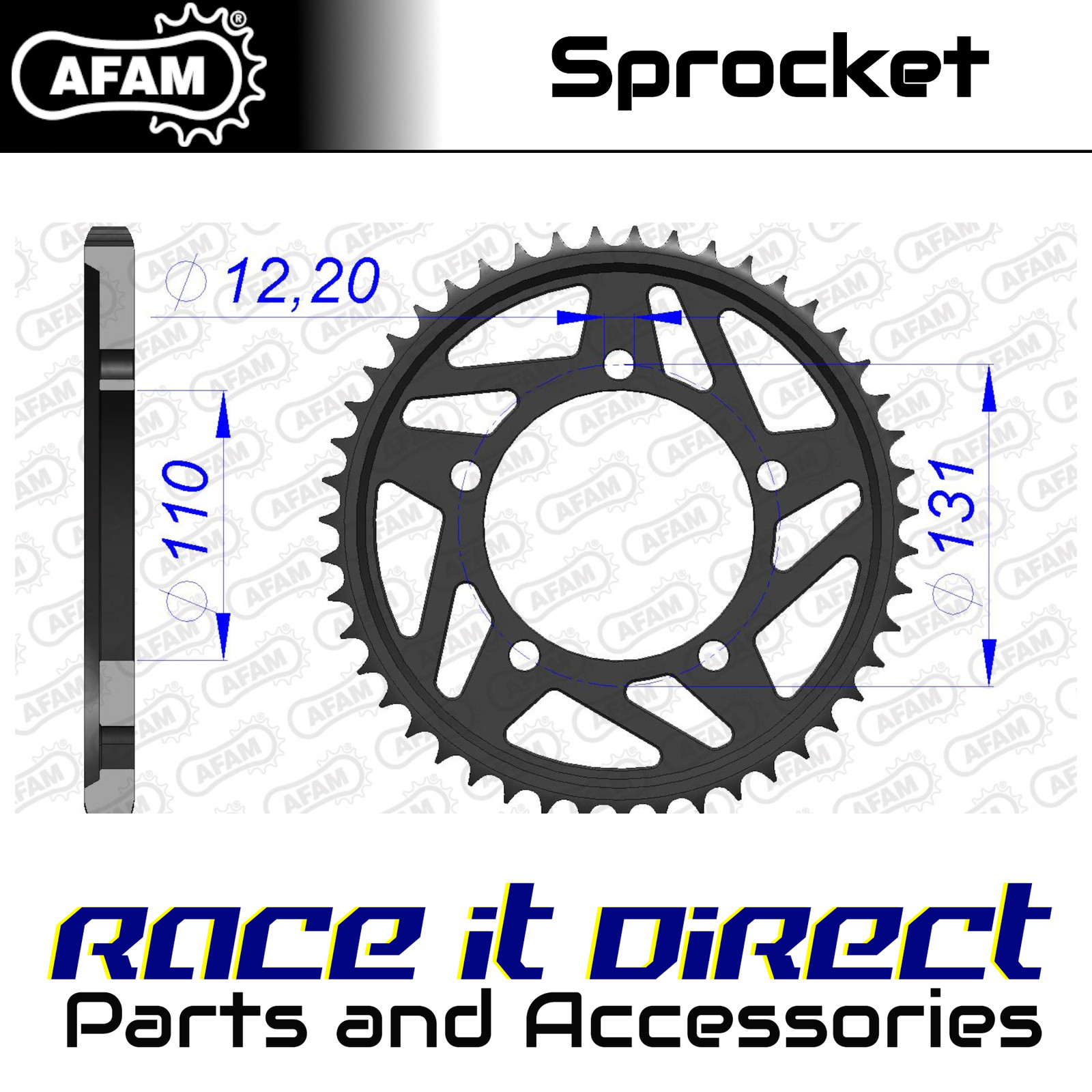 Sprocket for BMW S 1000 RR 2009-2018 Lightweight 45T Rear AFAM
