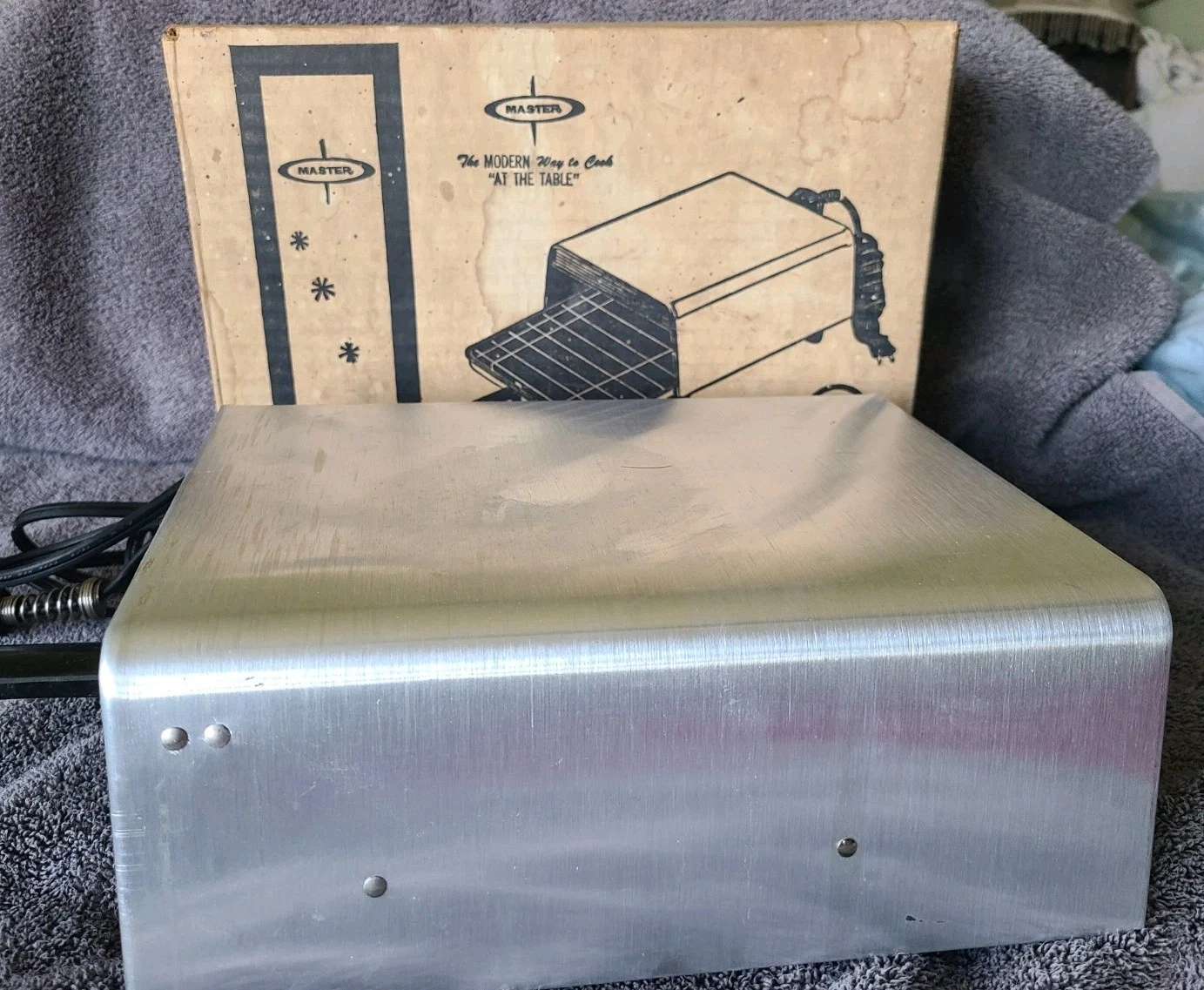 Vintage Master Tasty Toaster Broiler Oven AO-5 Chrome Works USA Made Used In Box
Opens in a new wind
