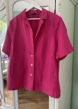 Pinke Bluse Damen Größe 50 MyLine Oberteil