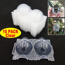 10Pcs Visible Plant Root Grow Layer Pod Balls High Pressure Propagation Boxes