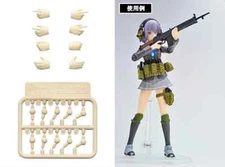 TOMYTEC X FIGMA LITTLE ARMORY LAOP04 1/12 SCALE HAND FOR GUN 8 PCS SET NEW