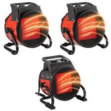 Grafner Heizer elektro Heizgerät Elektroheizer Bauheizer 2kW 3kW Thermostat