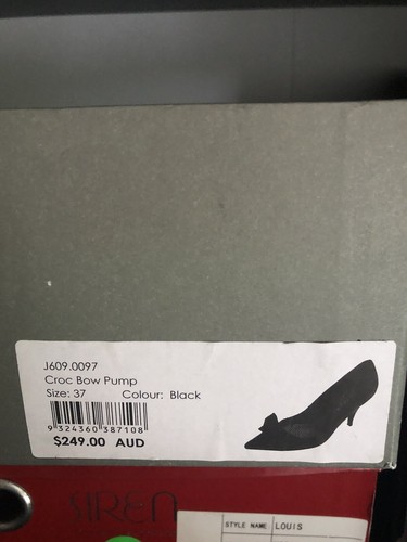 Jigsaw Croc Bow Pump (size 37) - Picture 3 of 3