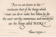 Are We Not Driven 2 x 2 3/4" Rubber Stamp, Inspirational Stamp