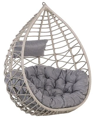 Hanging Chair ARSITA PE Rattan Grey - Image 1 of 4