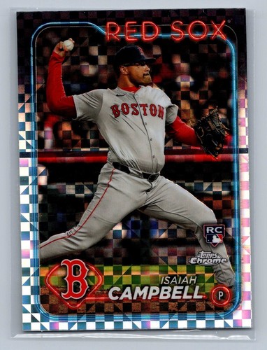 ISAIAH CAMPBELL 2024 Topps Chrome RC Rookie X-FRACTOR #76 Boston Red Sox