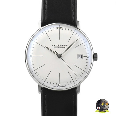 Junghans Max Bill Kleine 027/4105.02 Sapphire Glass Unisex Watch 34mm NEW