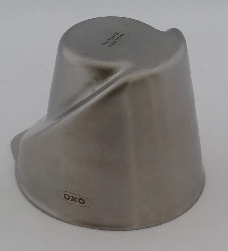 2盎司酒吧和厨房专业测量杯不锈钢跳虎射击 — 第 3/4 张图片