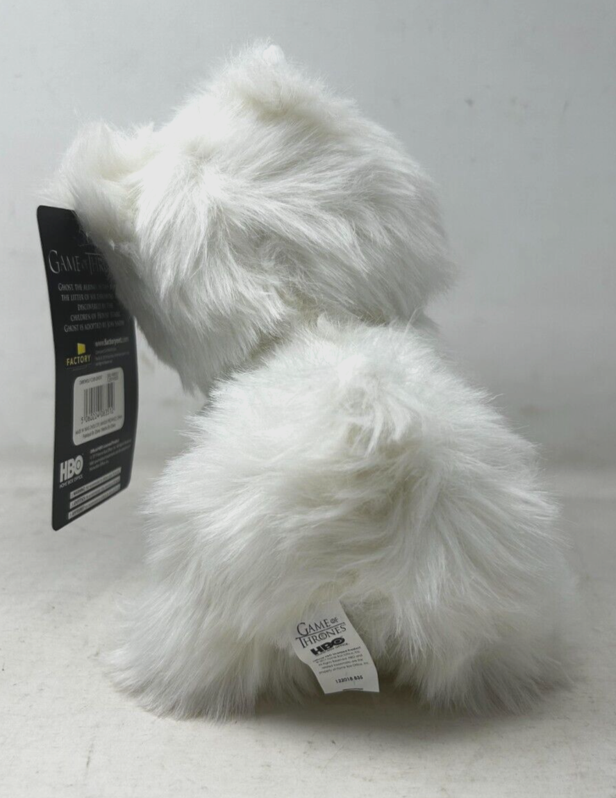 Game of Thrones Dire Wolf Cub 9" Plush Animal GHOST eBay